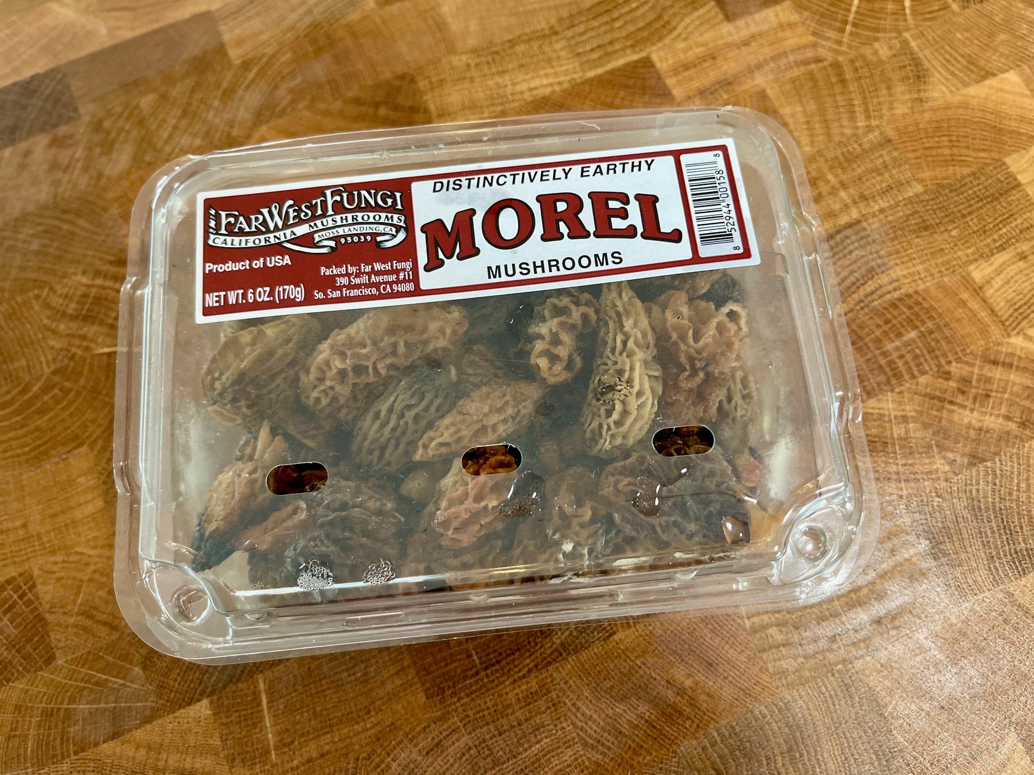 Cream of Morel Mushroom and Spring Pea Soup